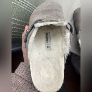 Birkenstock Shearling Boston Clogs